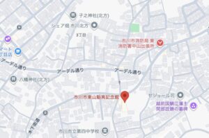 東山魁夷記念館の地図