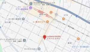Le Bistrot KAORU（ル ビストロ カオル）の地図