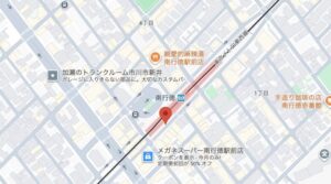 やきとりにしだ場南行徳店の地図