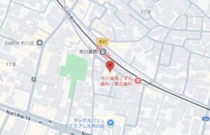 MAMABASE+ cafe&darts（ママベースプラス カフェアンドダーツ）の地図