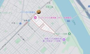 妙典4丁目の地図